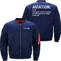 Thumbnail for Funny Aviation Definition Pilot Gift JACKET THE AV8R