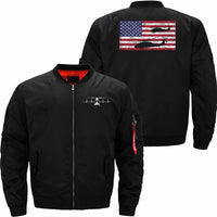 Thumbnail for HELICOPTER Ma-1 Bomber Jacket Flight Jacket Aviator Jacket THE AV8R