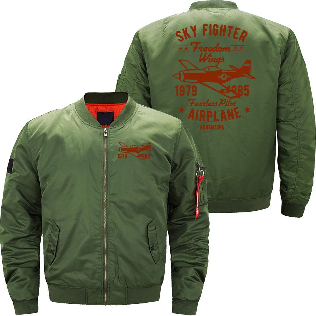 sky fighter airplane JACKET THE AV8R