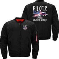 Thumbnail for Pilots Looking Down People Fighter Jet Aircraft JACKET THE AV8R