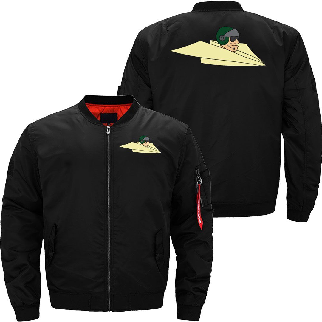 Military pilot  fighter pilot in paper plane JACKET THE AV8R