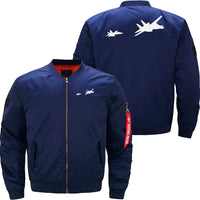 Thumbnail for Two fighter jets fight design JACKET THE AV8R