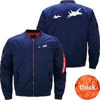 Thumbnail for Two fighter jets fight design JACKET THE AV8R