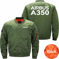 Thumbnail for AIRBUS A350 Ma-1 Bomber Jacket Flight Jacket Aviator Jacket THE AV8R