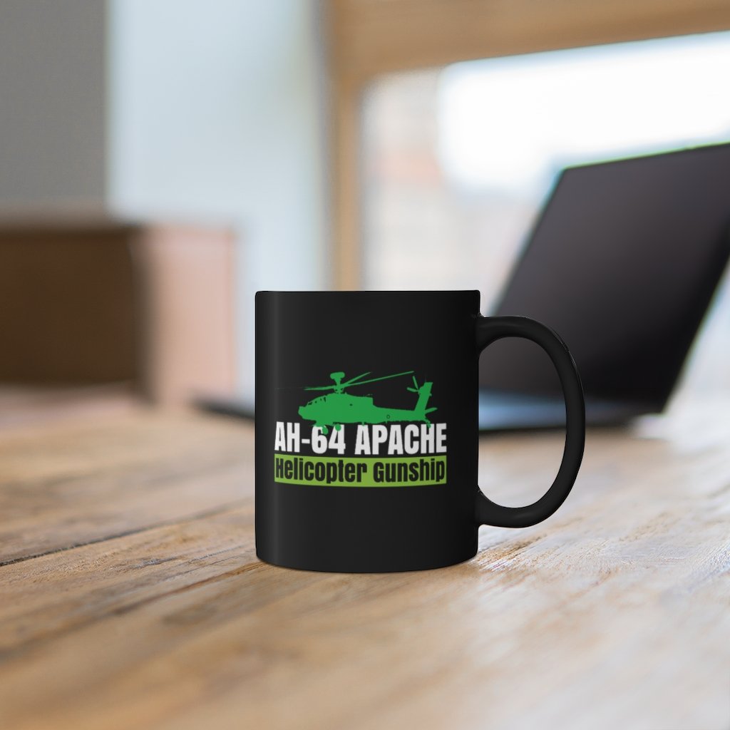 AH 64 APACHE HELICOPTER GUNSHIP MUG - PILOTSX