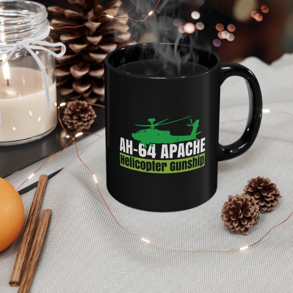 AH 64 APACHE HELICOPTER GUNSHIP MUG - PILOTSX