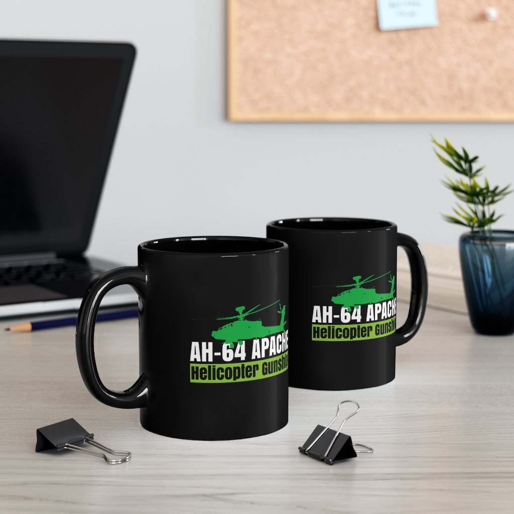 AH 64 APACHE HELICOPTER GUNSHIP MUG - PILOTSX