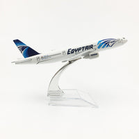 Thumbnail for AIR AEROPLANE MODEL BOEING 777 AIRPLANE 16CM METAL ALLOY DIECAST 1:400 AIRPLANE - PILOTSX