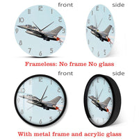 Thumbnail for AIR FORCE F - 16 FIGHTING FALCON TAKING OFF MODERN WALL CLOCK - PILOTSX