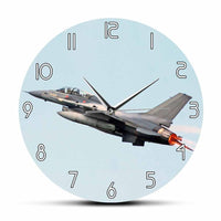 Thumbnail for AIR FORCE F - 16 FIGHTING FALCON TAKING OFF MODERN WALL CLOCK - PILOTSX