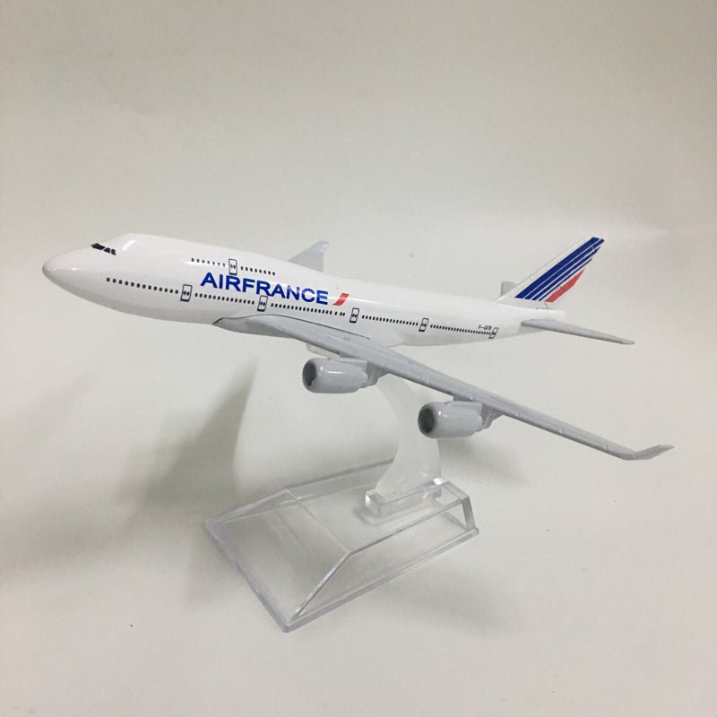 AIR FRANCE BOEING 747 PLANE MODEL AIRPLANE MODEL AIRCRAFT MODEL DIECAST METAL AIRPLANES - PILOTSX