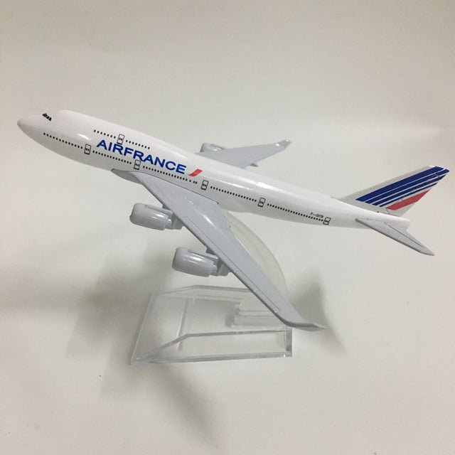 AIR FRANCE BOEING 747 PLANE MODEL AIRPLANE MODEL AIRCRAFT MODEL DIECAST METAL AIRPLANES - PILOTSX