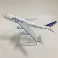 Thumbnail for AIR FRANCE BOEING 747 PLANE MODEL AIRPLANE MODEL AIRCRAFT MODEL DIECAST METAL AIRPLANES - PILOTSX