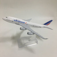 Thumbnail for AIR FRANCE BOEING 747 PLANE MODEL AIRPLANE MODEL AIRCRAFT MODEL DIECAST METAL AIRPLANES - PILOTSX