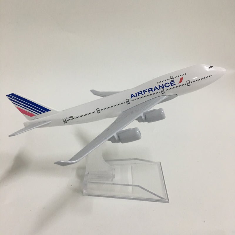 AIR FRANCE BOEING 747 PLANE MODEL AIRPLANE MODEL AIRCRAFT MODEL DIECAST METAL AIRPLANES - PILOTSX