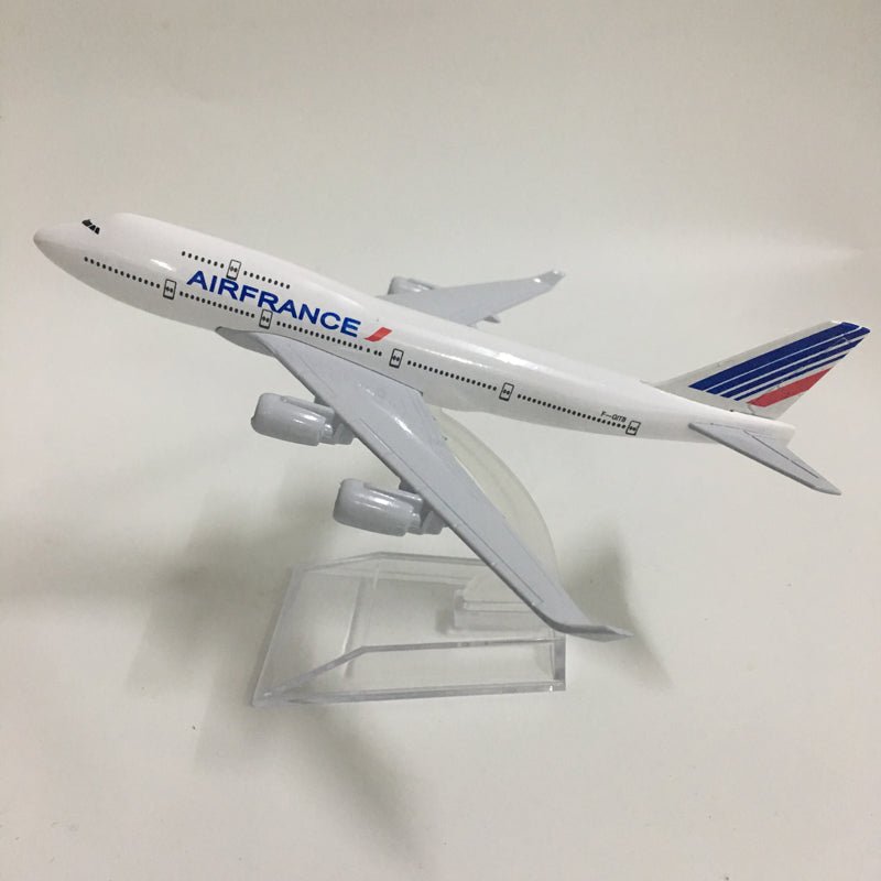 AIR FRANCE BOEING 747 PLANE MODEL AIRPLANE MODEL AIRCRAFT MODEL DIECAST METAL AIRPLANES - PILOTSX