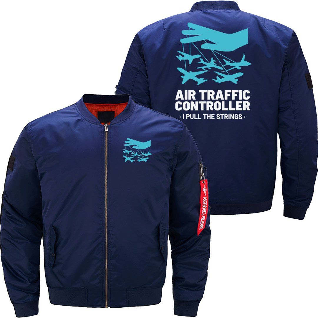 AIR TRAFFIC CONTROLLER ATC AIR TRAFFIC CONTROL BOMBER FLIGHT AVIATOR JACKET - PILOTSX