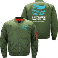 Thumbnail for AIR TRAFFIC CONTROLLER ATC AIR TRAFFIC CONTROL BOMBER FLIGHT AVIATOR JACKET - PILOTSX