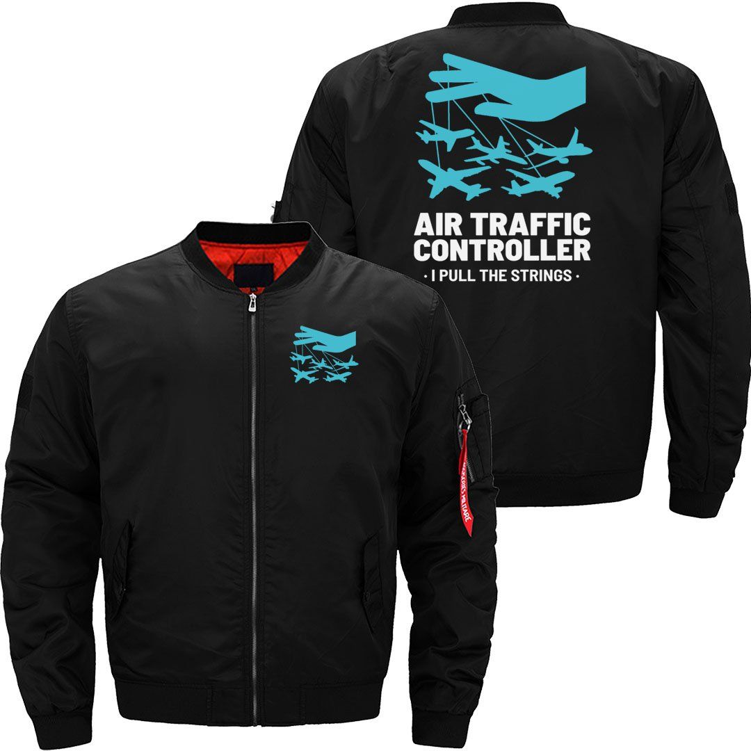 AIR TRAFFIC CONTROLLER ATC AIR TRAFFIC CONTROL BOMBER FLIGHT AVIATOR JACKET - PILOTSX