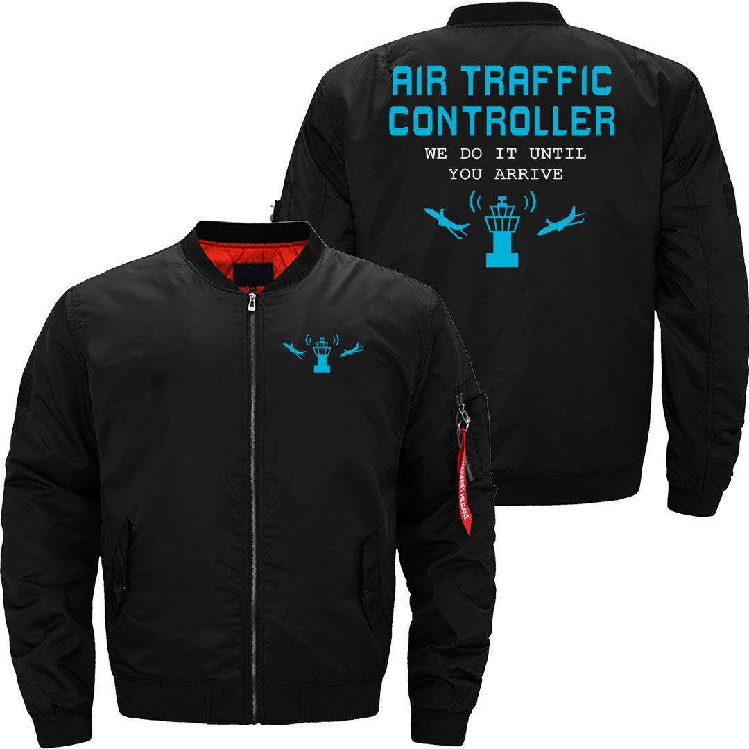 AIR TRAFFIC CONTROLLER ATC AIR TRAFFIC CONTROL BOMBER FLIGHT AVIATOR JACKET - PILOTSX