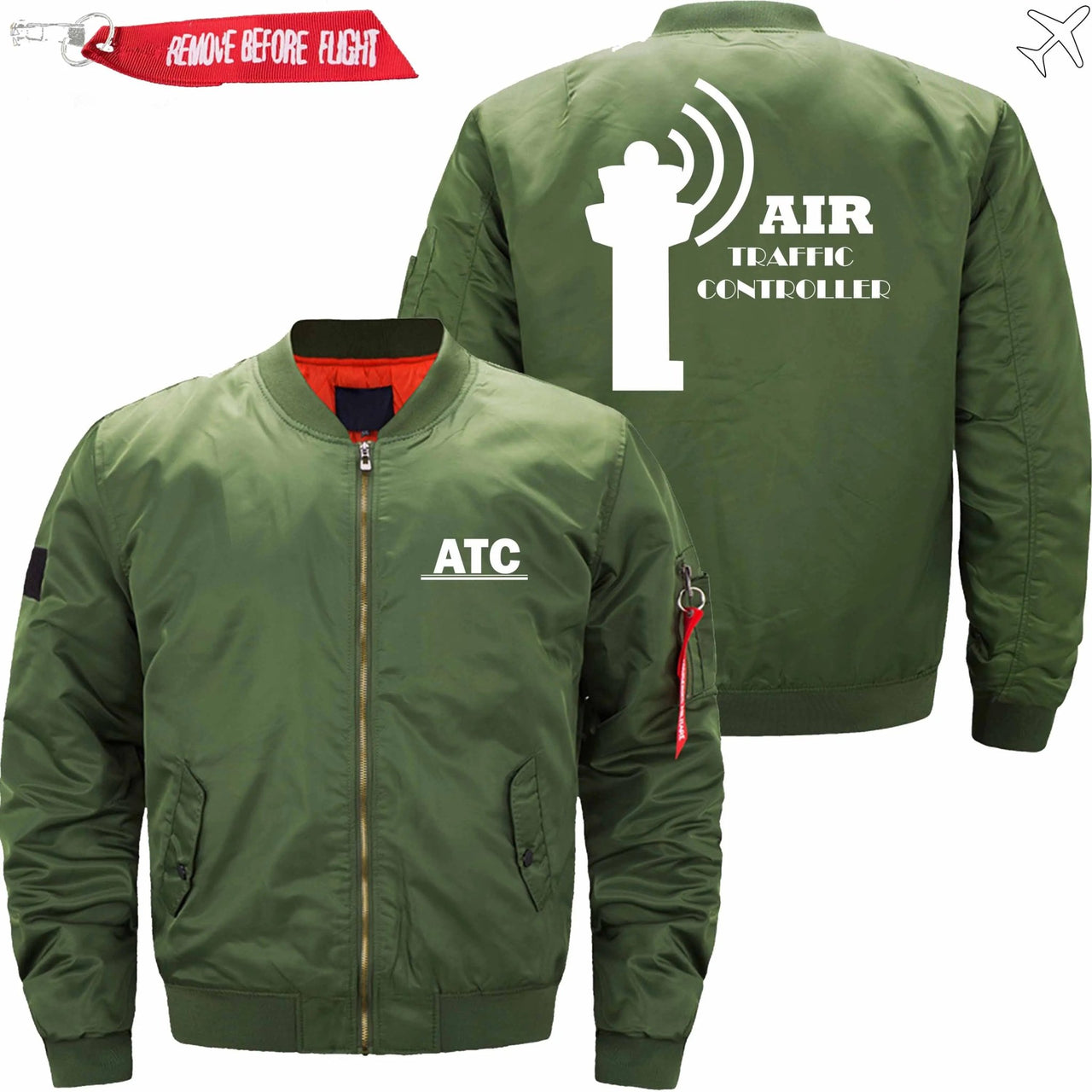 AIR TRAFFIC CONTROLLER BOMBER FLIGHT AVIATOR JACKET - PILOTSX