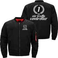 Thumbnail for AIR TRAFFIC CONTROLLER BOMBER FLIGHT AVIATOR JACKET - PILOTSX