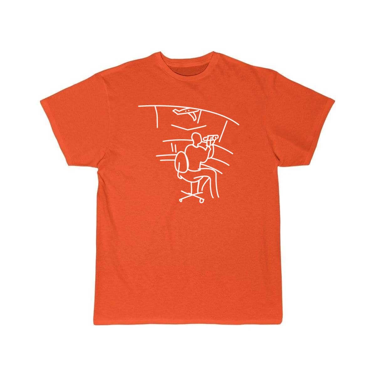 AIR TRAFFIC CONTROLLER CAREER WORK LINE ART T - SHIRT - PILOTSX