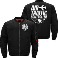 Thumbnail for AIR TRAFFIC CONTROLLER CONTROL JOB TOWER FLIGHT BOMBER FLIGHT AVIATOR JACKET - PILOTSX