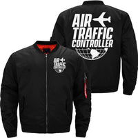 Thumbnail for AIR TRAFFIC CONTROLLER CONTROL JOB TOWER FLIGHT BOMBER FLIGHT AVIATOR JACKET - PILOTSX