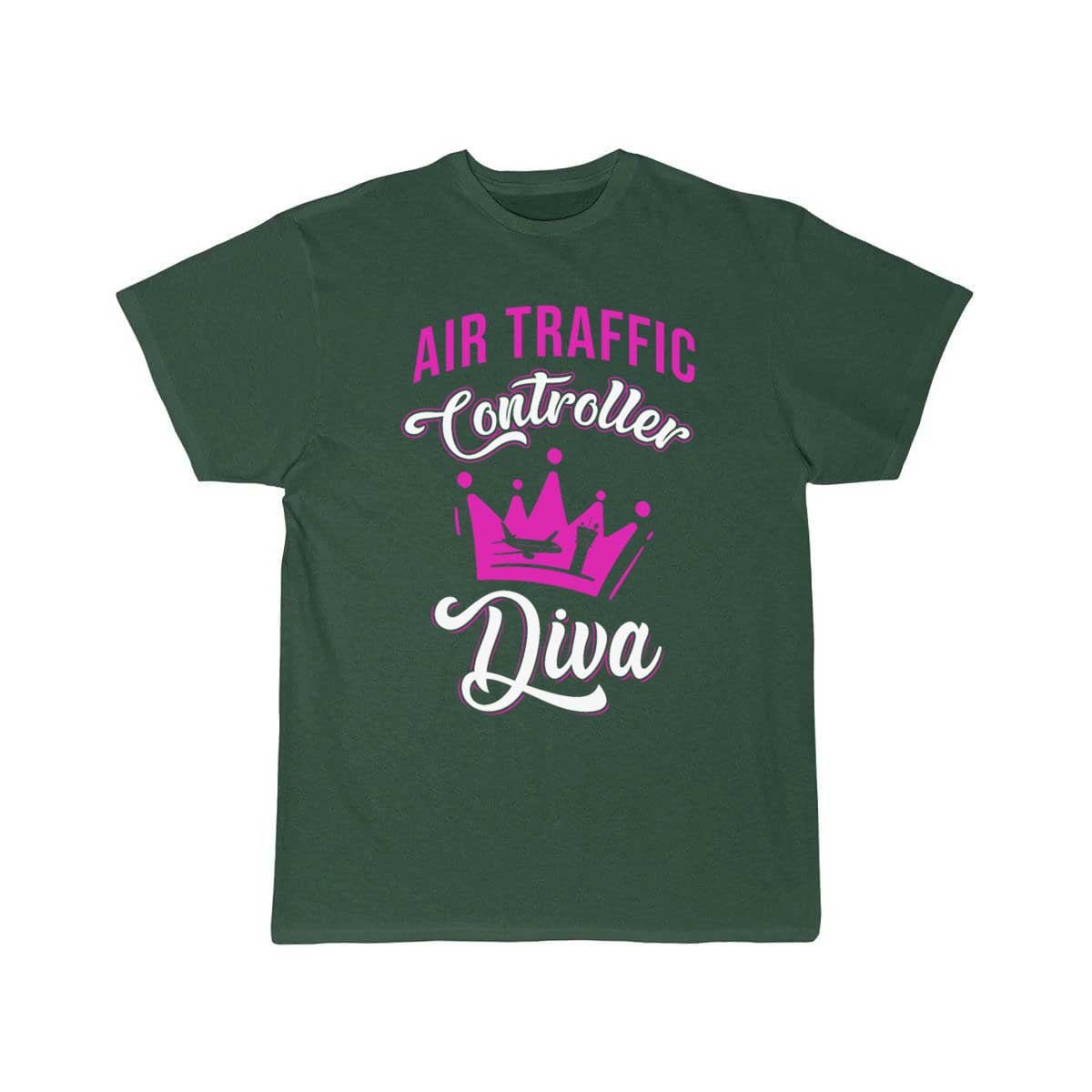 AIR TRAFFIC CONTROLLER DIVA ATC FLIGHT CONTROL T - SHIRT - PILOTSX