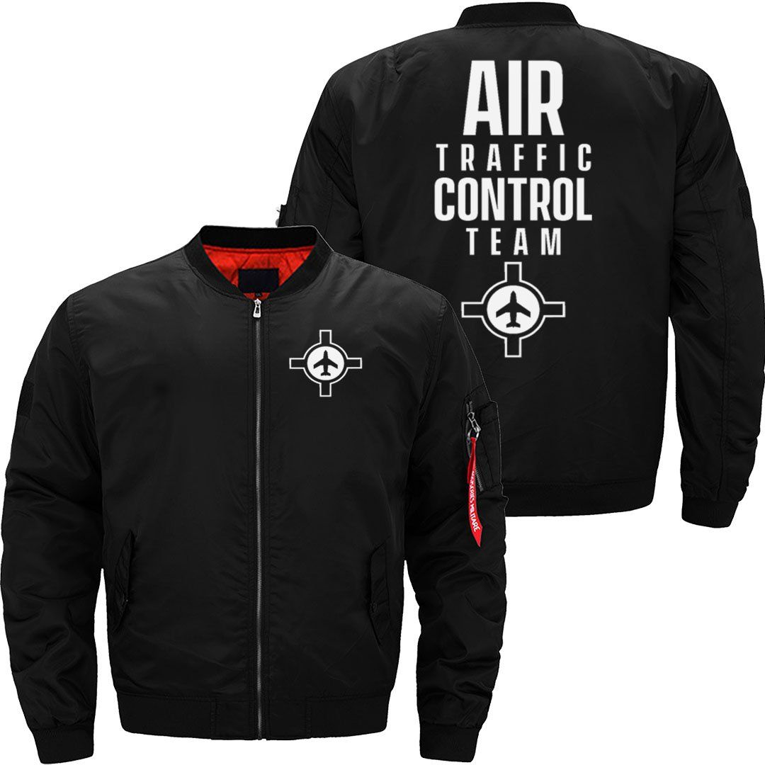 AIR TRAFFIC CONTROLLER FLIGHT ATC CONTROL BOMBER FLIGHT AVIATOR JACKET - PILOTSX