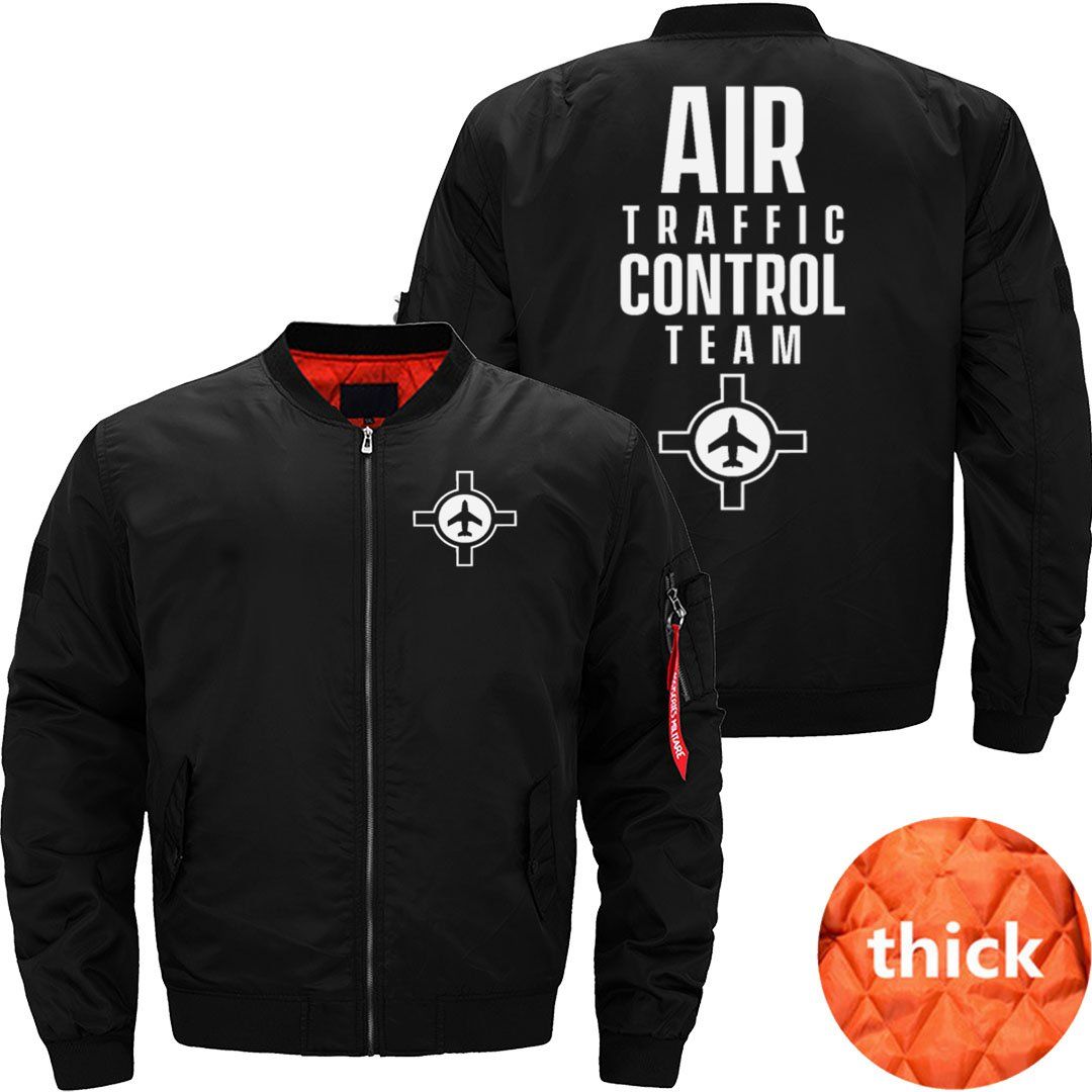 AIR TRAFFIC CONTROLLER FLIGHT ATC CONTROL BOMBER FLIGHT AVIATOR JACKET - PILOTSX