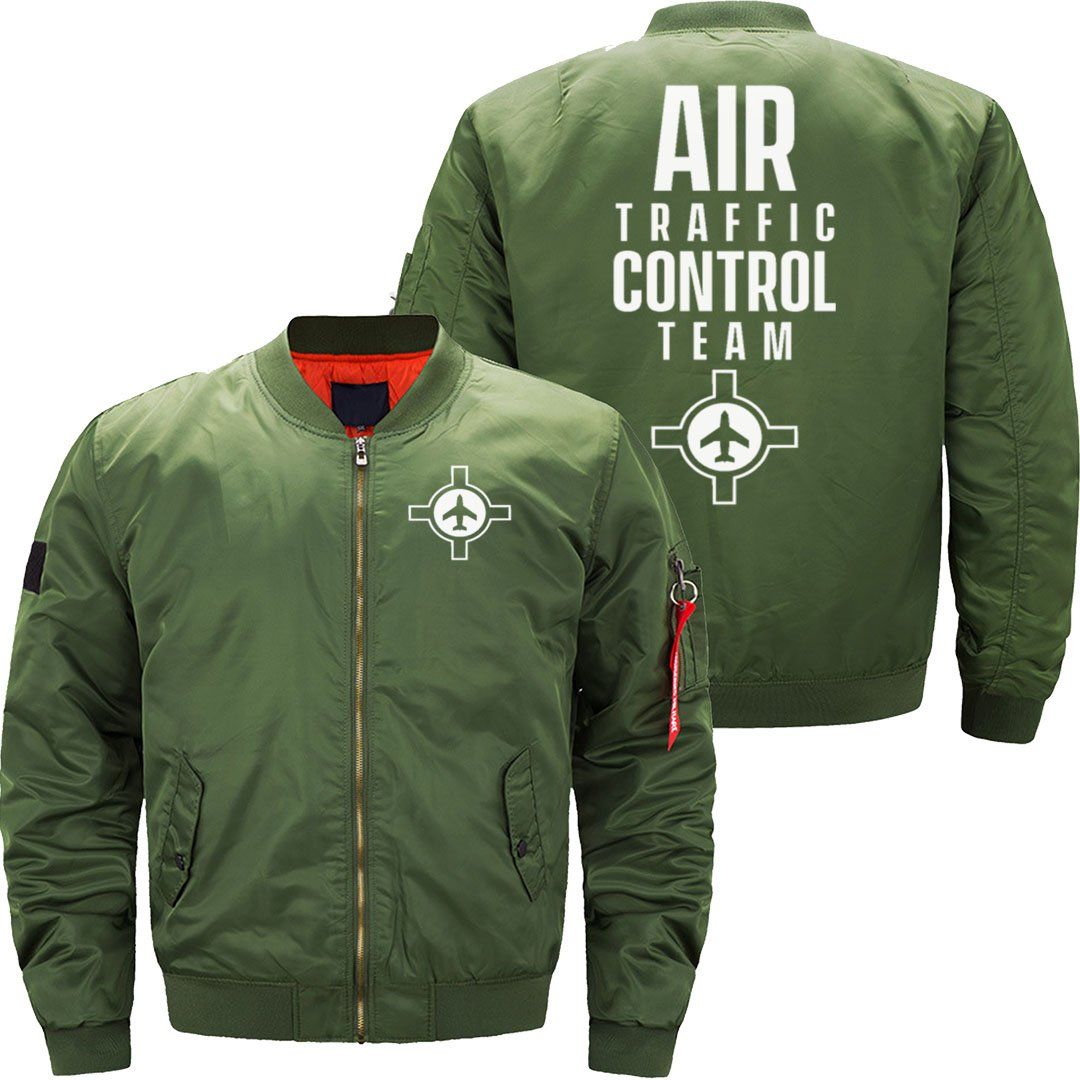 AIR TRAFFIC CONTROLLER FLIGHT ATC CONTROL BOMBER FLIGHT AVIATOR JACKET - PILOTSX