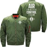 Thumbnail for AIR TRAFFIC CONTROLLER FLIGHT ATC CONTROL BOMBER FLIGHT AVIATOR JACKET - PILOTSX