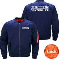 Thumbnail for AIR TRAFFIC CONTROLLER GUIDE IT IN ATC GIFT BOMBER FLIGHT AVIATOR JACKET - PILOTSX