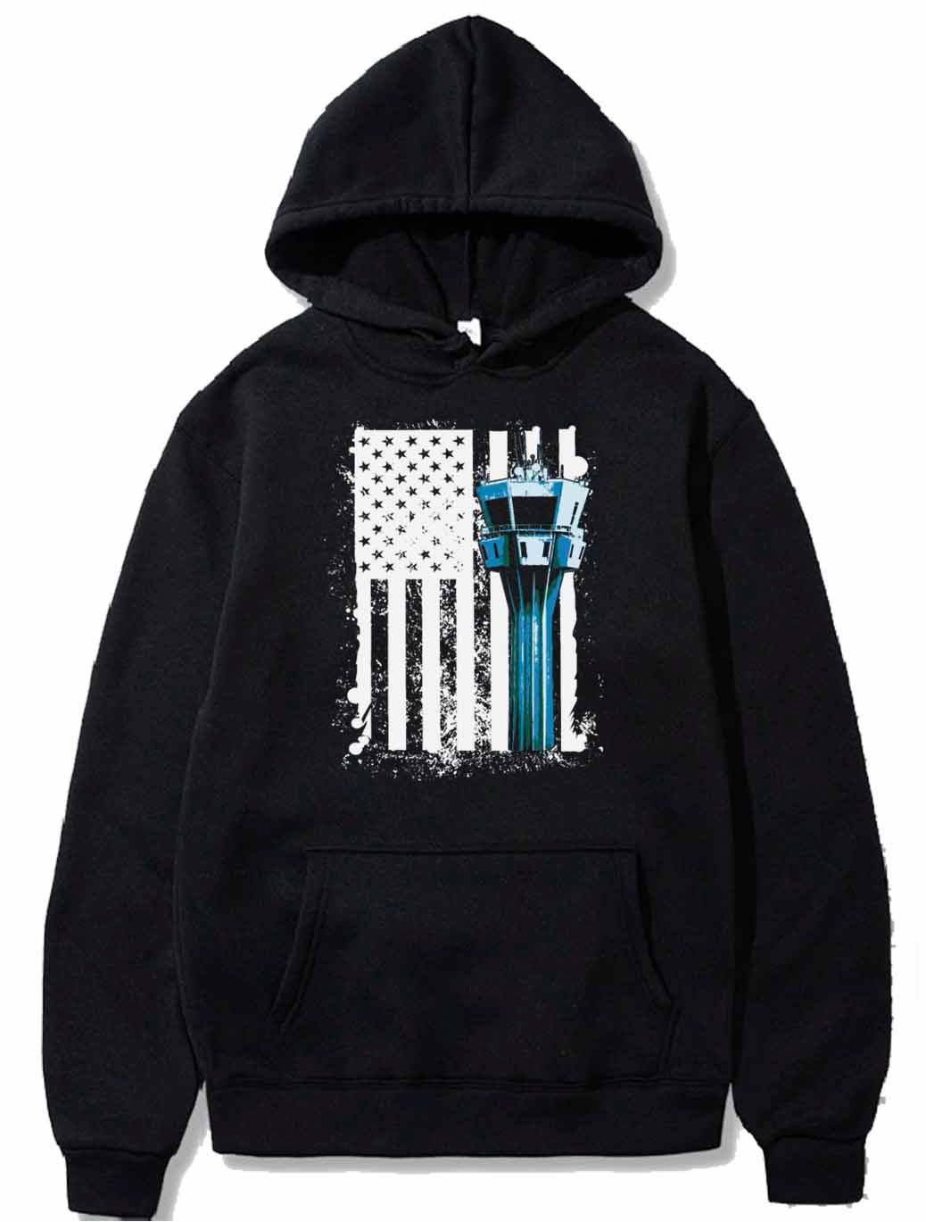 AIR TRAFFIC CONTROLLER US FLAG ATC FLIGHT CONTROL PULLOVER - PILOTSX