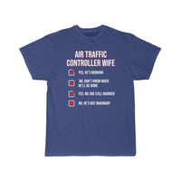 Thumbnail for AIR TRAFFIC CONTROLLER WIFE ATC FLIGHT CONTROL T - SHIRT - PILOTSX