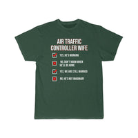 Thumbnail for AIR TRAFFIC CONTROLLER WIFE ATC FLIGHT CONTROL T - SHIRT - PILOTSX