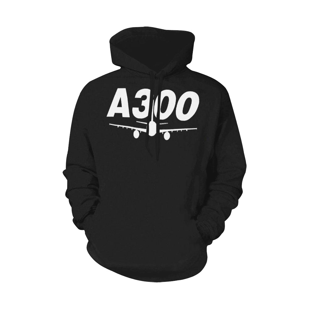 AIRBUS 300 ALL OVER PRINT HOODIE JACKET - PILOTSX