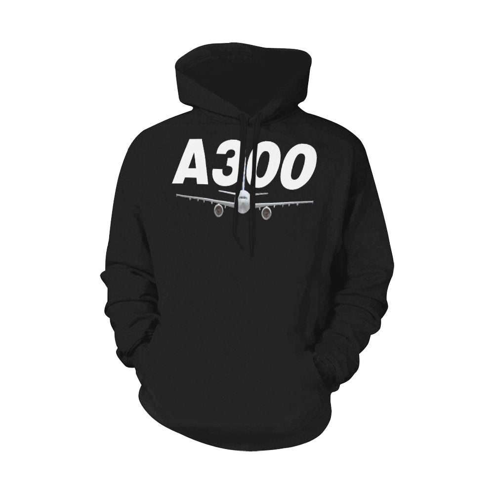 AIRBUS 300 ALL OVER PRINT HOODIE JACKET - PILOTSX