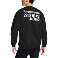 Thumbnail for AIRBUS 300 MEN'S OVERSIZED FLEECE CREW SWEATSHIRT - PILOTSX