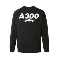 Thumbnail for AIRBUS 300 MEN'S OVERSIZED FLEECE CREW SWEATSHIRT - PILOTSX