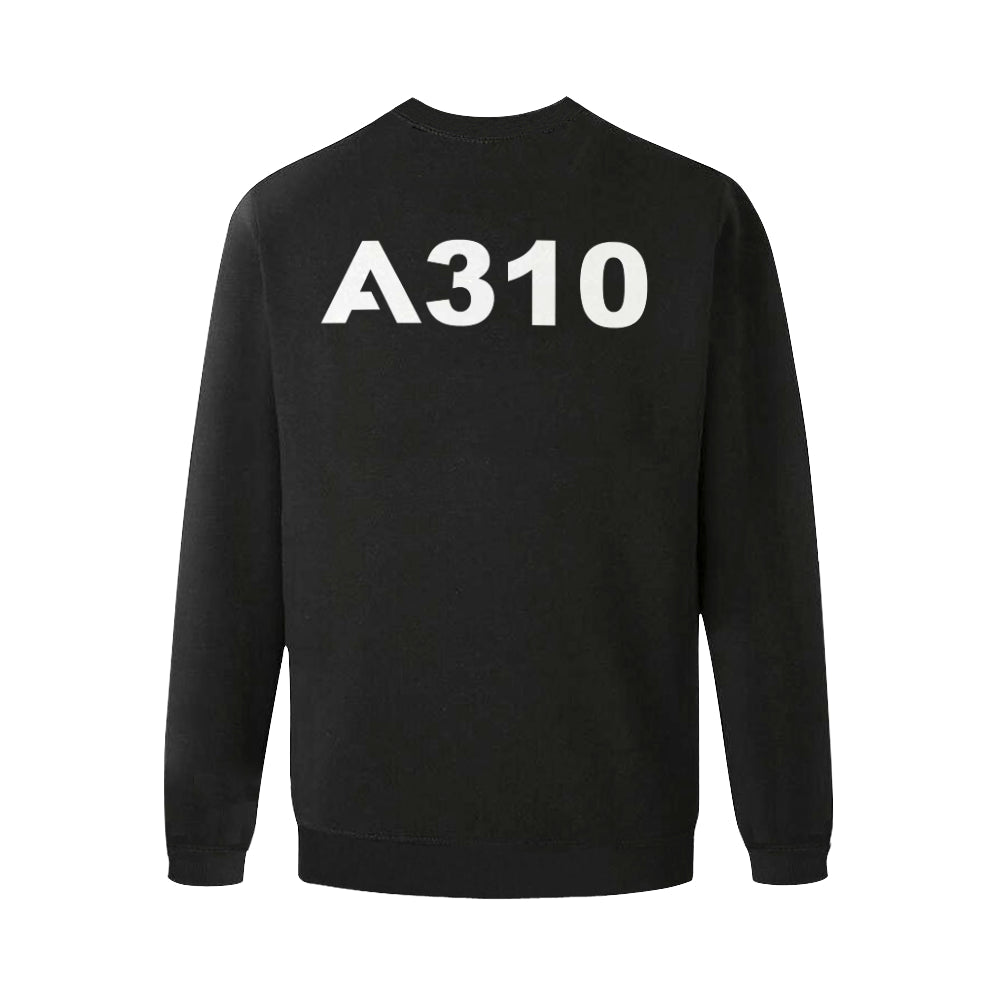 AIRBUS 310 MEN'S OVERSIZED FLEECE CREW SWEATSHIRT - PILOTSX