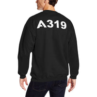 Thumbnail for AIRBUS 319 MEN'S OVERSIZED FLEECE CREW SWEATSHIRT - PILOTSX