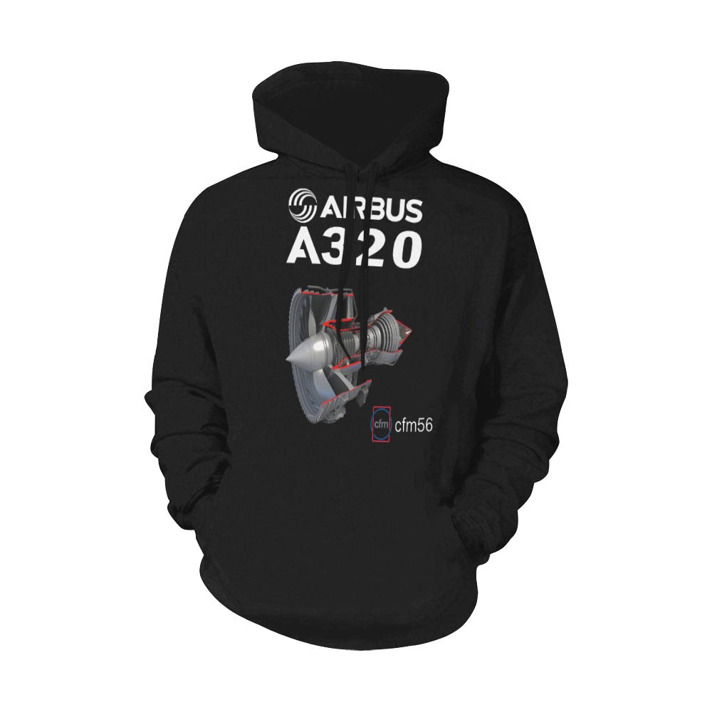 AIRBUS 320 ALL OVER PRINT HOODIE JACKET - PILOTSX