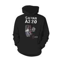 Thumbnail for AIRBUS 320 ALL OVER PRINT HOODIE JACKET - PILOTSX