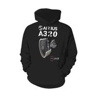 Thumbnail for AIRBUS 320 ALL OVER PRINT HOODIE JACKET - PILOTSX