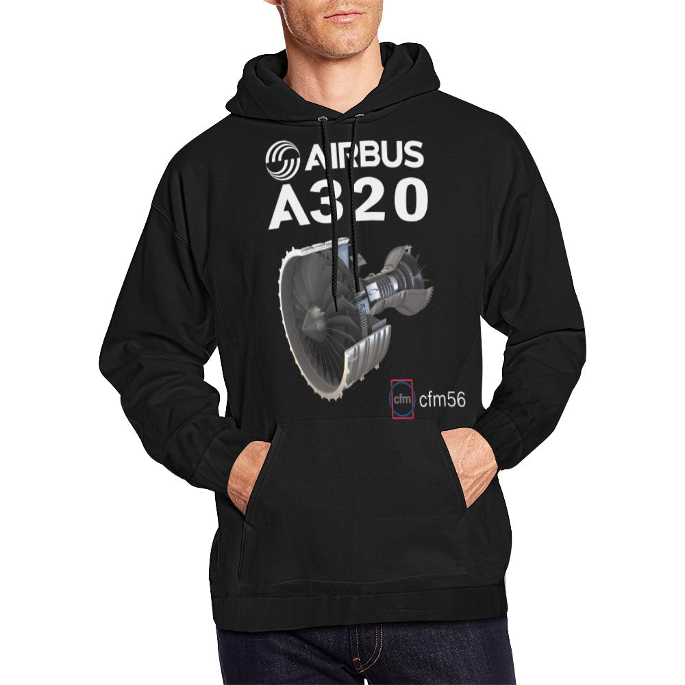 AIRBUS 320 ALL OVER PRINT HOODIE JACKET - PILOTSX