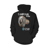 Thumbnail for AIRBUS 320 ALL OVER PRINT HOODIE JACKET - PILOTSX