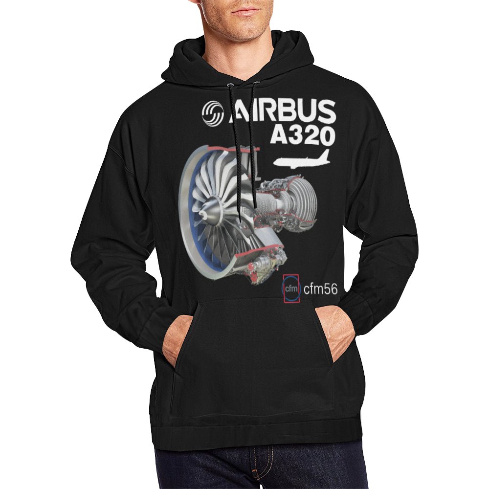 AIRBUS 320 ALL OVER PRINT HOODIE JACKET - PILOTSX